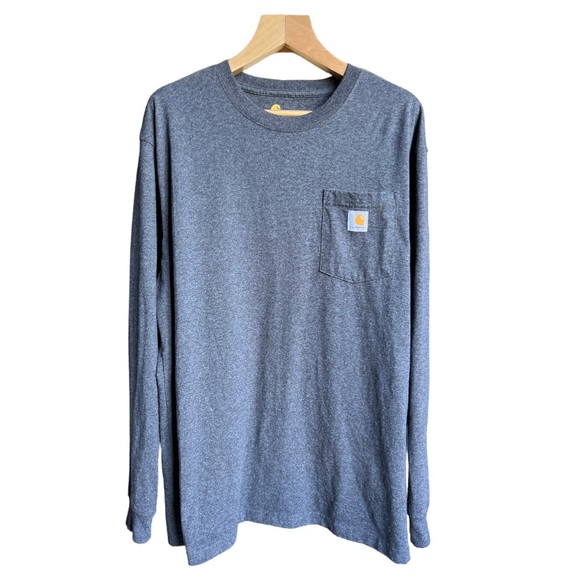 Carhartt Other - Carhartt Men’s Original Fit K126 Carbon Heather Workwear Longsleeve Tee, XL